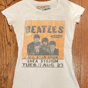 Beatles tshirt with front and back graphics